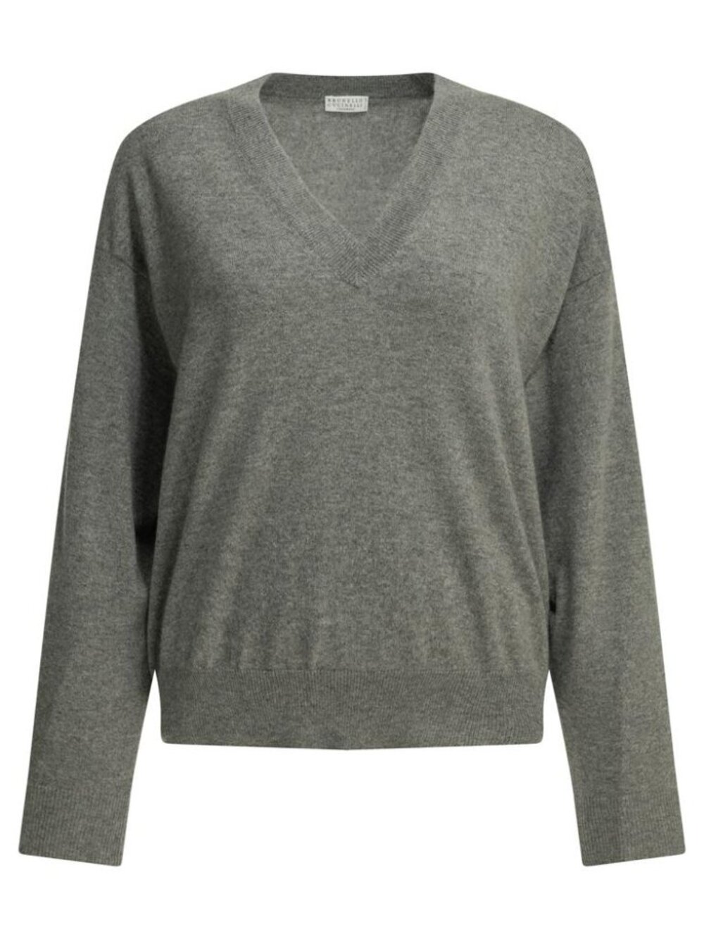Brunello Cucinelli V-Neck Knitwear In Cashmere Tag Size L Women